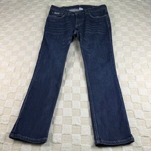 FRMC Dark Wash Denim Jeans Straight Leg Classic Women's Casual‎ Pants